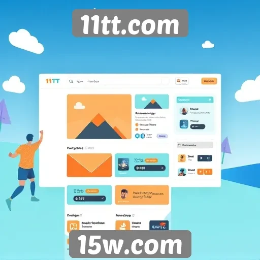 Análise da interface do usuário do 11tt.com